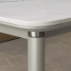 Linspire Ochre Sintered Stone Top Dining Table, 1.6m