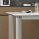Linspire Ochre Sintered Stone Top Dining Table, 1.6m