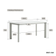 Linspire Ochre Sintered Stone Top Dining Table, 1.6m