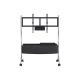 Linspire Trend Rolling TV Stand with Storage, Height Adjustable