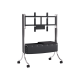 Linspire Trend Rolling TV Stand with Storage, Height Adjustable