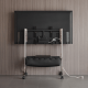 Linspire Trend Rolling TV Stand with Storage, Height Adjustable