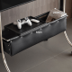 Linspire Trend Rolling TV Stand with Storage, Height Adjustable