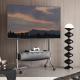 Linspire Trend Rolling TV Stand with Storage, Height Adjustable