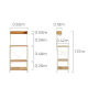 Linspire Delta Movable Kitchen Storage Rack