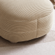 Linspire Tassel Corduroy Ottoman, Beige