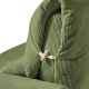 Linspire Vivid Electric 4-Seater Sofa, Green