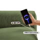 Linspire Vivid Electric 4-Seater Sofa, Green