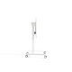 Linspire Islet Height Adjustable Pneumatic Side Table with Castors, White
