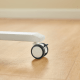 Linspire Islet Height Adjustable Pneumatic Side Table with Castors, White