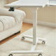 Linspire Islet Height Adjustable Pneumatic Side Table with Castors, White