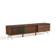Linspire Ursula Entertainment Unit with Sliding Glass Doors, 1.8m