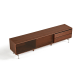 Linspire Ursula Entertainment Unit with Sliding Glass Doors, 2m