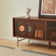 Linspire Ursula Entertainment Unit with Sliding Glass Doors, 2m