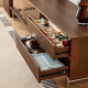 Linspire Ursula Entertainment Unit with Sliding Glass Doors, 2m