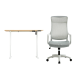 Linspire Ascend 2PCS Standing Desk Set, 140cm, Natural