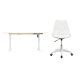 Linspire Ascend 2PCS Standing Desk Set, 120cm, Natural