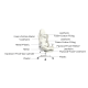 Linspire Rhapsody 2PCS Office Desk Set, 160cm