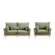 Linspire Moss 2PCS Sofa Set, 2+1 Seater, Moss Green