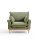 Linspire Moss 2PCS Sofa Set, 2+1 Seater, Moss Green