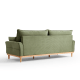 Linspire Moss 2PCS Sofa Set, 3+1 Seater, Moss Green