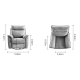 Linspire Riddle 2PCS Recliner Chair Set