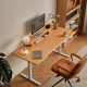 Linspire Lumen Electric Height Adjustable Standing Desk with Riser Stand, 1.4m