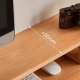 Linspire Lumen Electric Height Adjustable Standing Desk with Riser Stand, 1.4m
