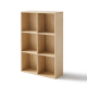 Linspire Geo 6 Cube Storage Unit, Natural