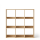 Linspire Geo 9 Cube Bookshelf , Natural