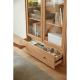 Linspire Ventus Bookshelf with Glass Door & Storage Drawers