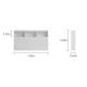 Linspire Royale Short Queen Bed Frame with Storage Headboard, Natural