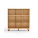 Linspire Horizon Kids 9 Cube Bookcase, Natural