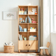 Linspire Horizon Kids 8 Cube Bookcase with Storage Cabinet, Natural