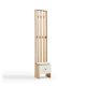 Linspire Miro Room Divider, Natural & White