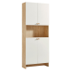 Linspire Miro Shoe Cabinet, 0.8M, Natural & White