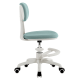 Linspire Hygge Office Chair with Foot Rest, Teal