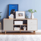 Linspire Juniper Sideboard, Grey & White & Natural