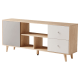 Linspire Juniper Sideboard, Grey & White & Natural