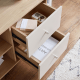 Linspire Juniper Sideboard, Grey & White & Natural