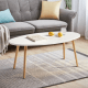 Linspire Juniper Coffee Table, Natural & White