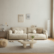 Linspire Serenity 4-Seater Sofa, Sand White