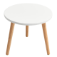 Linspire Juniper Side Table, Small, Natural & White