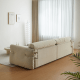 Linspire Serenity 3.5-Seater Sofa, Sand White