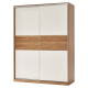 Linspire Odyssey Wardrobe, Walnut & White