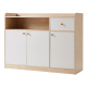 Linspire Juniper Sideboard, 1.2M, Natural & White