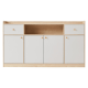 Linspire Juniper Sideboard, 1.6M, Natural & White