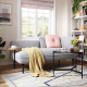 Linspire Flux 2-Seater Sofa with Sidetable, Left Armrest, Mist