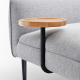 Linspire Flux 2-Seater Sofa with Sidetable, Left Armrest, Mist