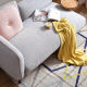 Linspire Flux 2-Seater Sofa with Sidetable, Right Armrest, Mist